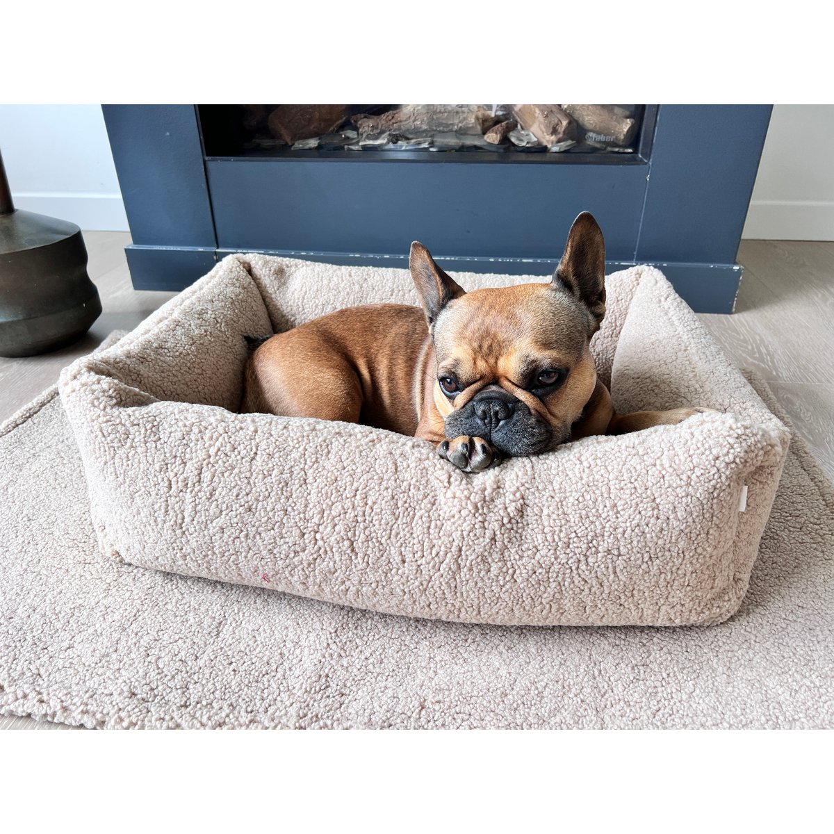 LABONI Hundebett CLASSIC – TEDDY Bouclé (kuschelig &amp; robust)