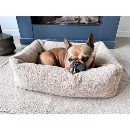 LABONI Hundebett CLASSIC – TEDDY Bouclé (kuschelig &amp; robust)