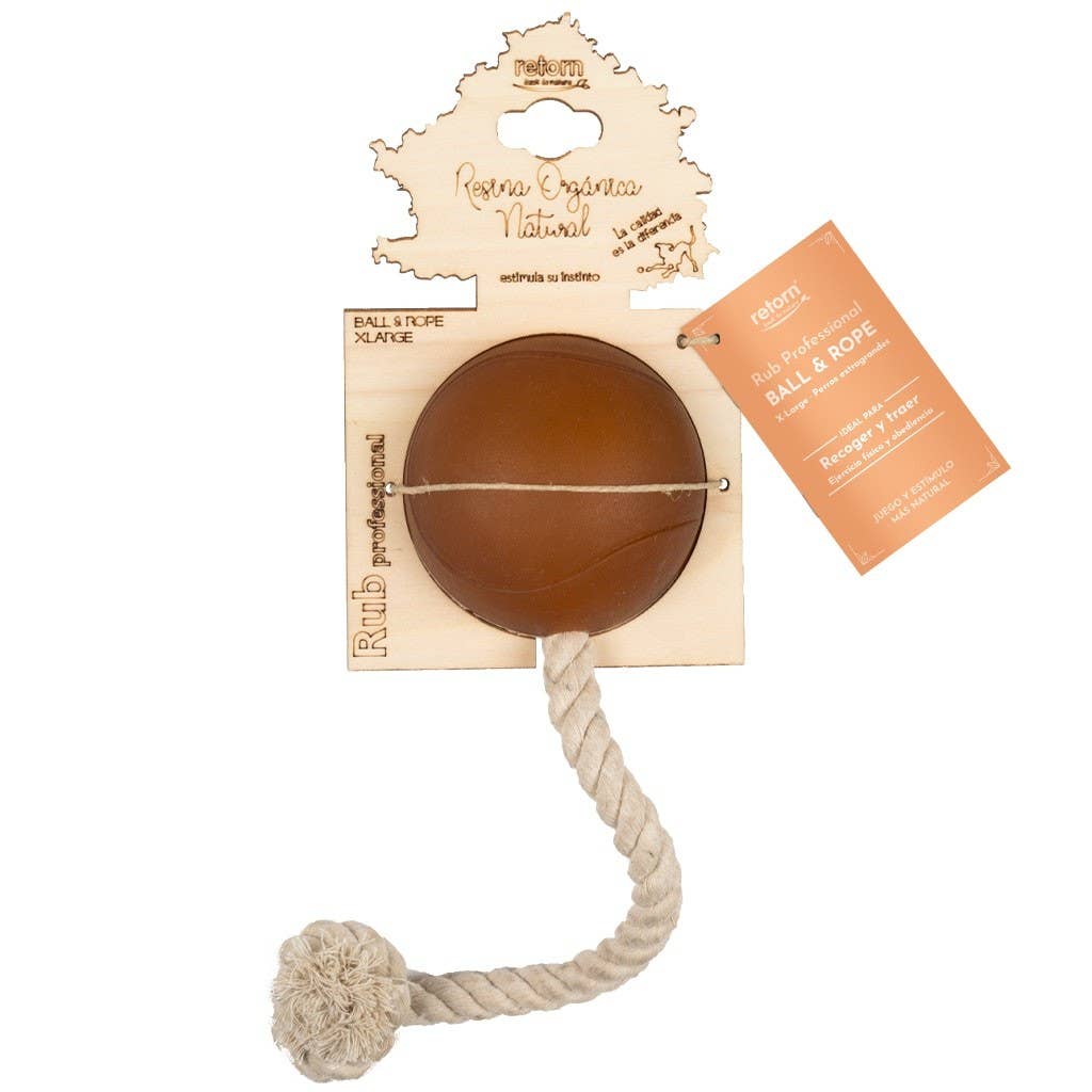 Rub Ball Rope Hundespielzeug, Größe XL