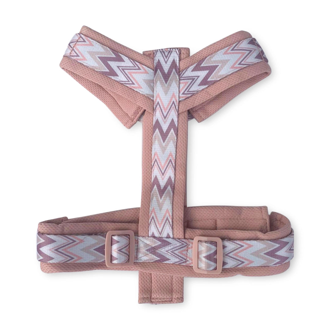 Ziggy Rosa Y-Geschirr – Leicht &amp; Sanft für Sensible Hunde