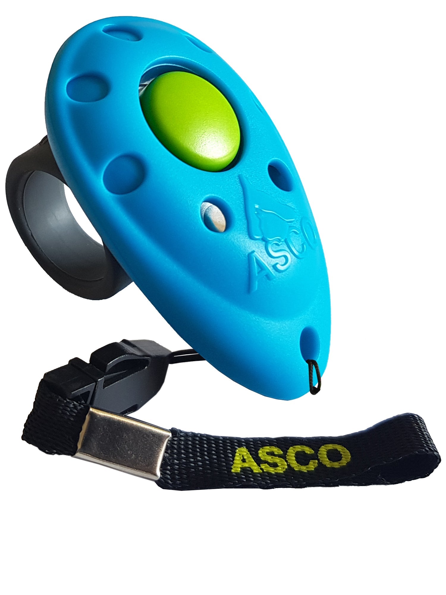 ASCO Finger Clicker mit abnehmbarem Fingerring für Clickertraining