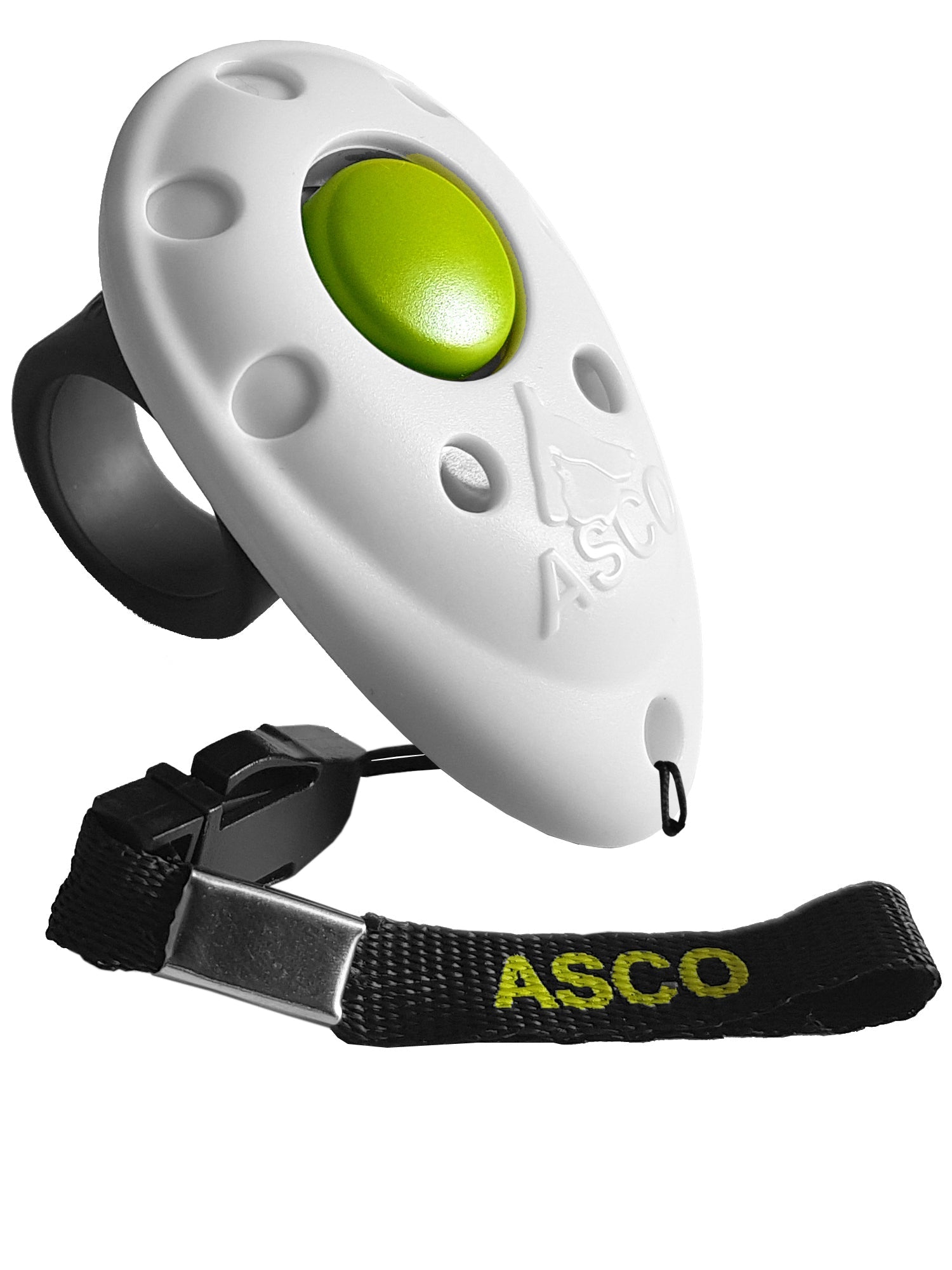 ASCO Finger Clicker mit abnehmbarem Fingerring für Clickertraining