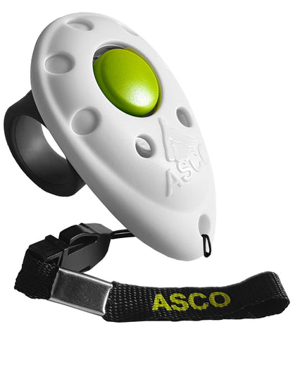 ASCO Finger Clicker mit abnehmbarem Fingerring für Clickertraining