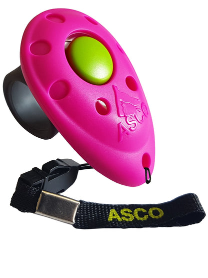 ASCO Finger Clicker mit abnehmbarem Fingerring für Clickertraining