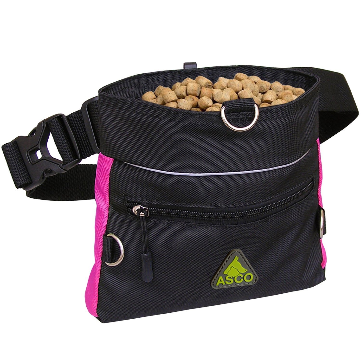 ASCO Futterbeutel mit Einhand-Schnappverschluss 20x20 cm