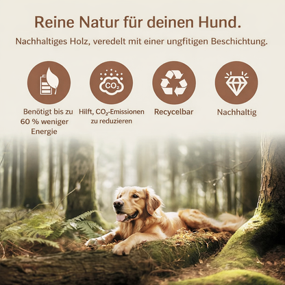 Intelligenzspiel Schnüffelwürfel – Denkspiel aus Holz für Hunde