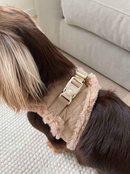 Step-In Geschirr mit Teddy-Plüsch