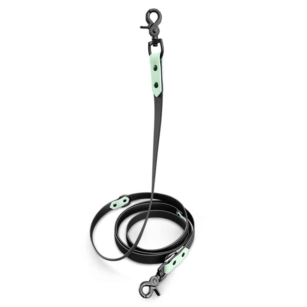 Outdoor SPORT Führleine – 3-fach verstellbar, 230 cm – Schwarz/Mint