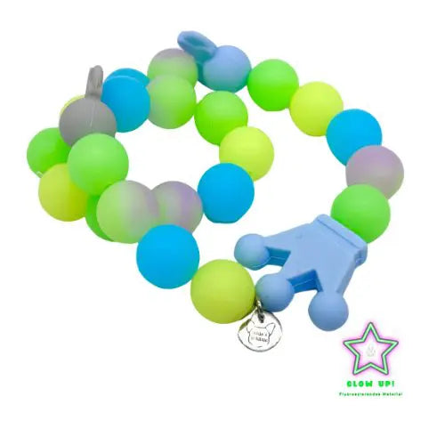 Leuchtkette „Prince“ für Hunde – handgefertigt &amp; ohne Strom