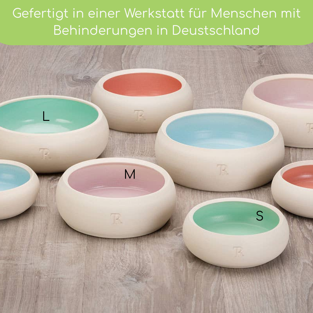 Keramiknapf PUR Pastell – handgemacht &amp; bruchfest