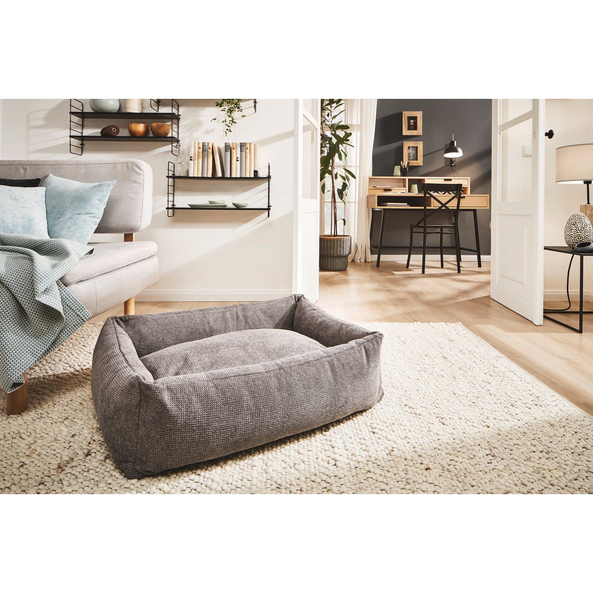 CLASSIC Hundebett - TUDOR ANTHRAZIT