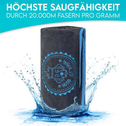 Mikrofaser Hundehandtuch – saugstark, weich &amp; schnell trocken