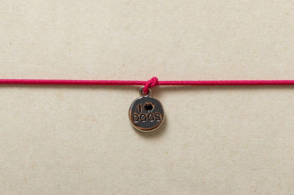 Armband BUDDY - I love Dogs - Hund Geschenk - Pfotenlieblinge