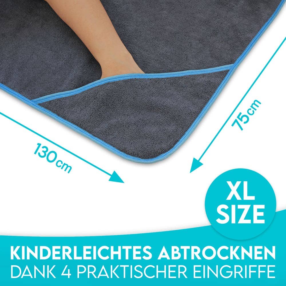 Mikrofaser Hundehandtuch – saugstark, weich &amp; schnell trocken
