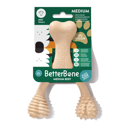 BetterBone Hunde Kauspielzeug Kauknochen - Small Medium Beef - Pfotenlieblinge