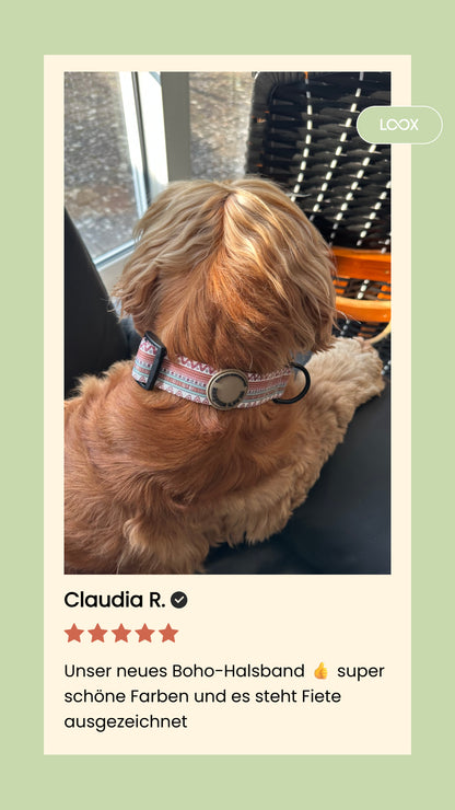 Boho-Halsband – gepolstert, verstellbar &amp; robust