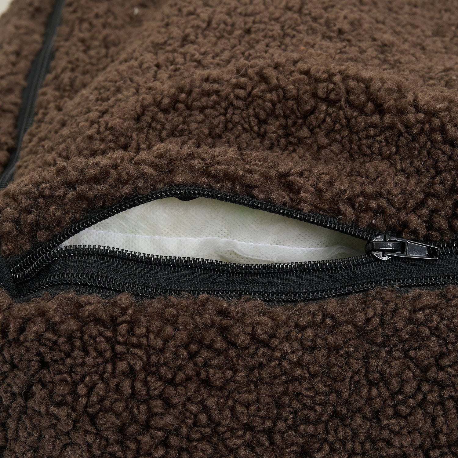 Nuna Hundekorb - Teddybett &amp; waschbares Hundebett aus Memoryschaum (braun)