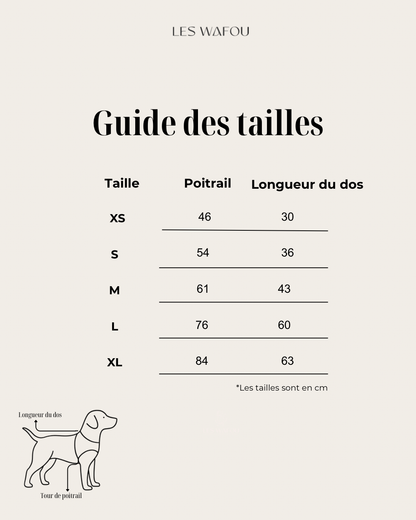 Hundemantel aus Plüsch - Grün