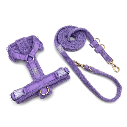 Hundegeschirr-Set Teddy Violett inkl. Leine