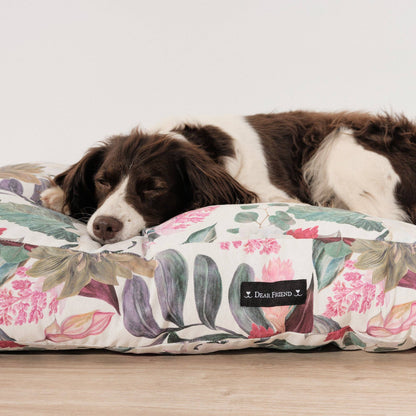 Komfort-Hundebett – 100% Baumwolle, ergonomische Polsterung