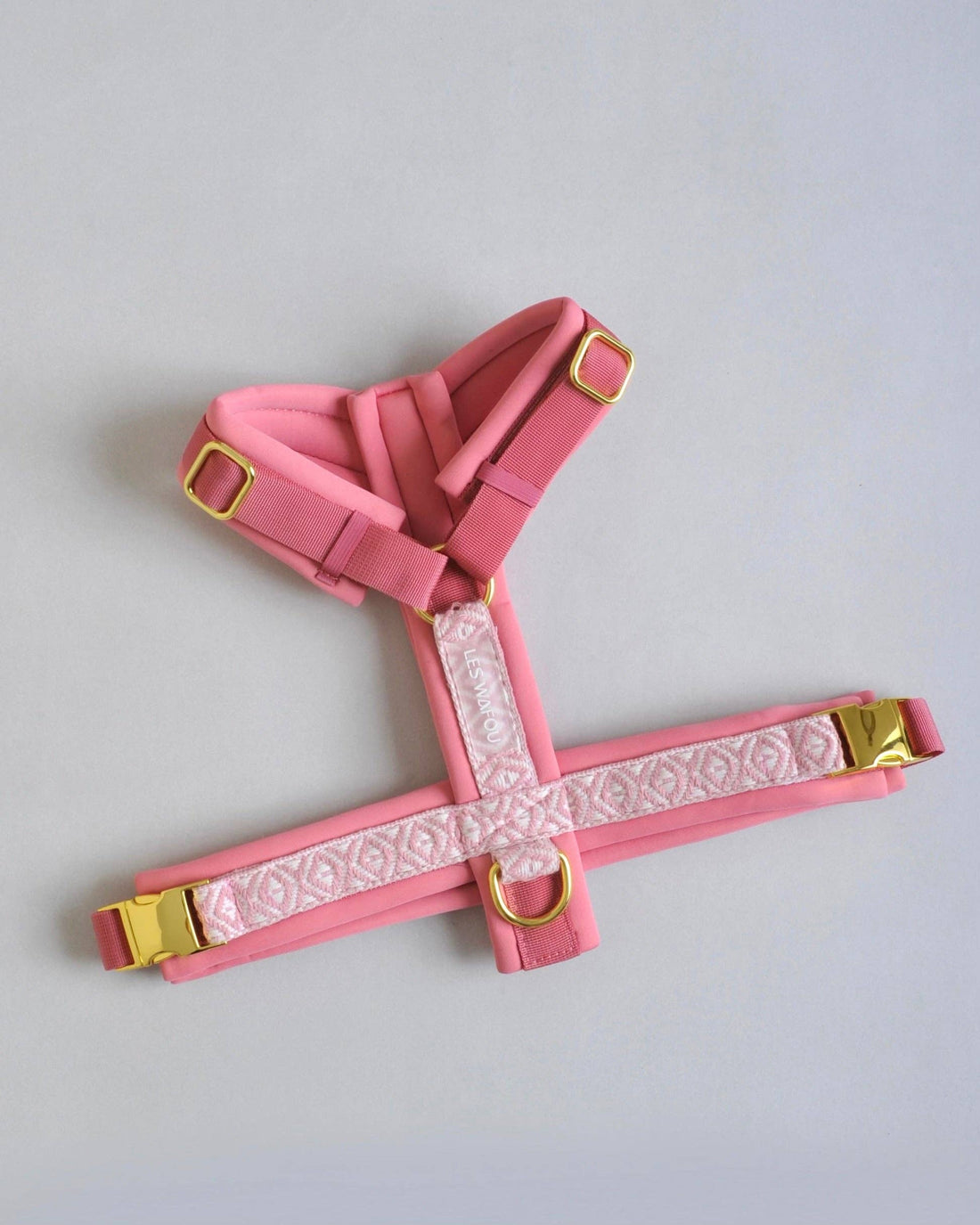 Premium Hundegeschirr Rose – Ultra weich &amp; gepolstert