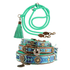 Exklusives Set: Boho Juan Halsband + Leine „Jade“ - Pfotenlieblinge