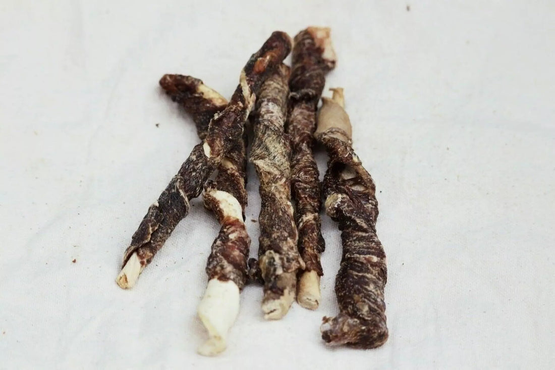 Kausticks aus Rind &amp; Büffelhaut – 200g