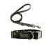 Forest Walkies Set – Nachhaltige Leine & Halsband aus rPet & Kaktusleder, handgemacht - Pfotenlieblinge