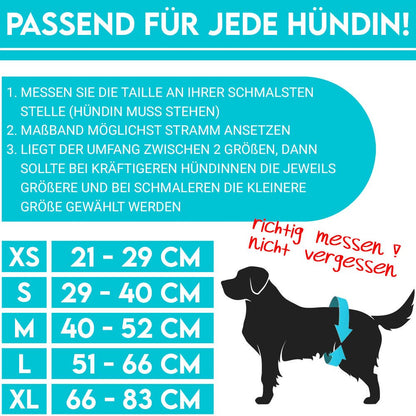 HUND IST KÖNIG 3x Saugstarke Hundewindeln Hündin (Waldtiere) - Pfotenlieblinge