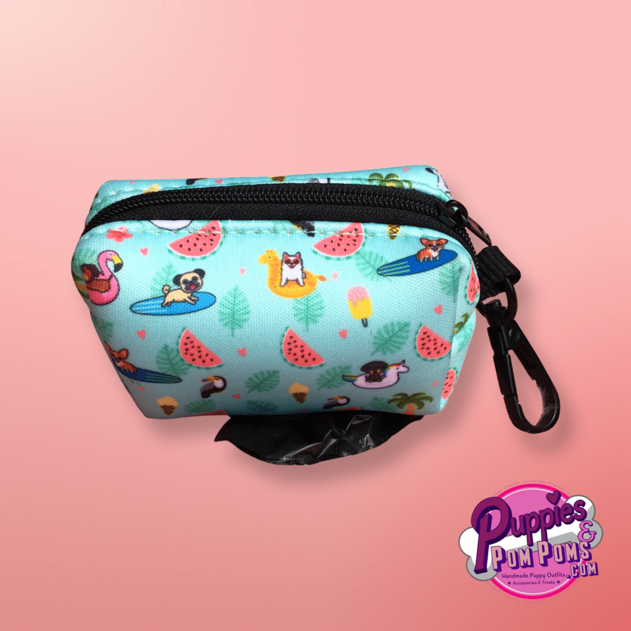 Kotbeutelhalter - Summer Pawl Pawty - Pfotenlieblinge