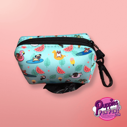 Kotbeutelhalter - Summer Pawl Pawty - Pfotenlieblinge