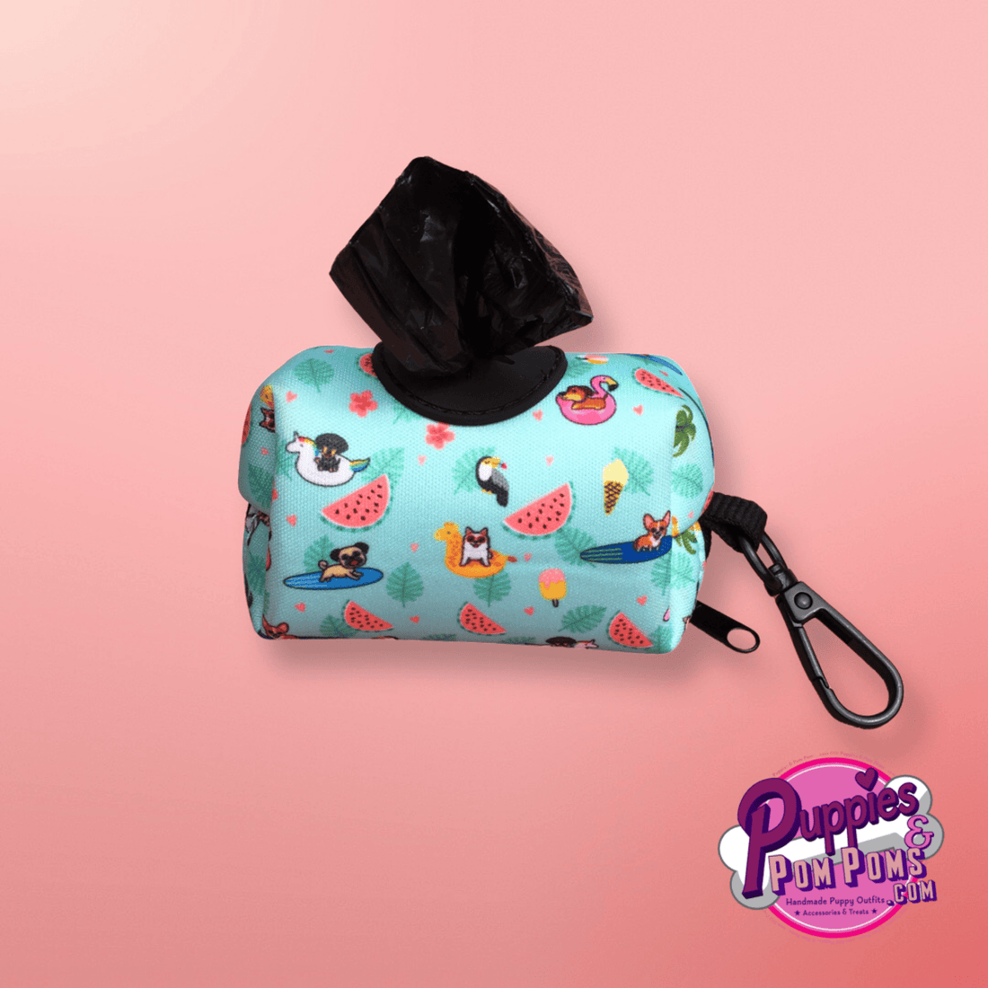 Kotbeutelhalter - Summer Pawl Pawty - Pfotenlieblinge
