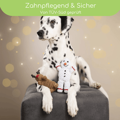 LABONI Weihnachts - Set – Shawn, Santa Sausage &amp; Rudi Rentier - Pfotenlieblinge