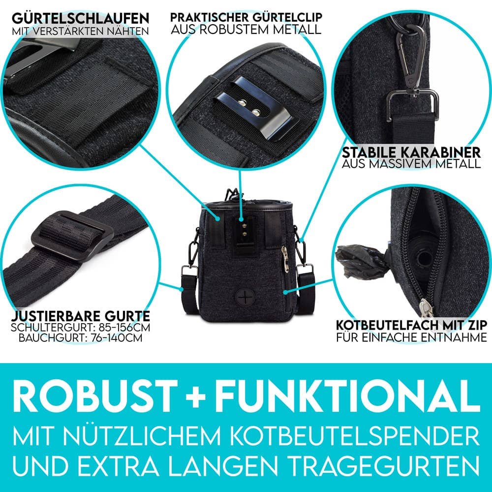 Leckerlibeutel für Hunde – Stylisch, praktisch &amp; immer alles griffbereit - Pfotenlieblinge