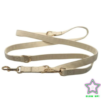 Leuchtset Leine „GLOW“ &amp; Leuchtkette Honeydew Melon - Pfotenlieblinge