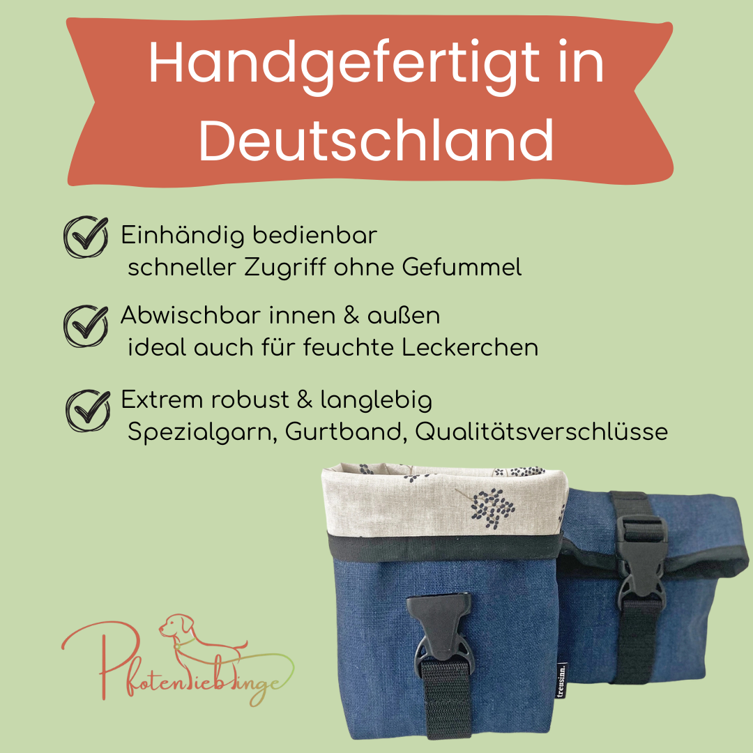 Leckerlitasche GOODY Leinen Jeans