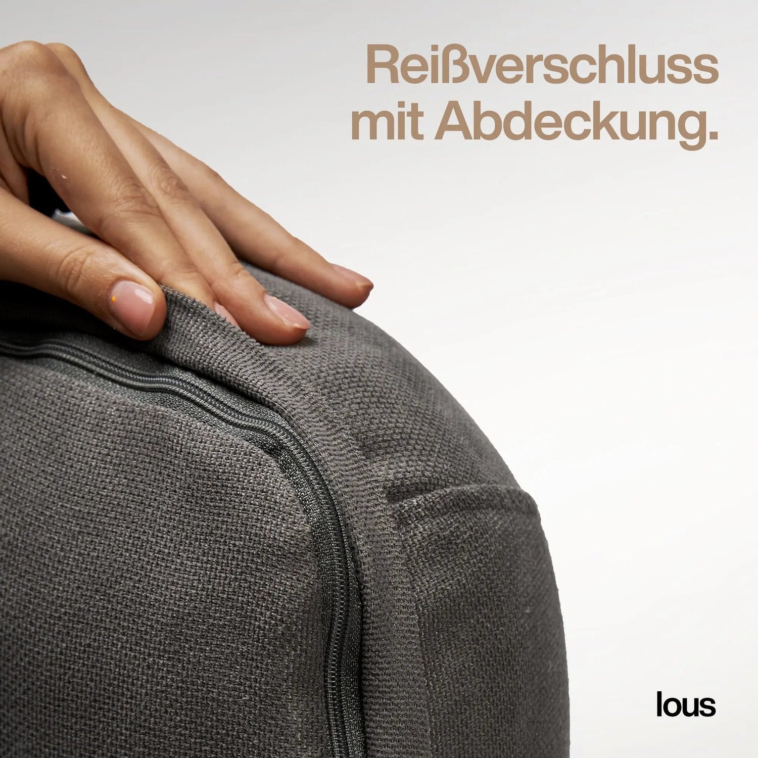 Lous handgefertigter Sofaschutz Sofadecke mit Rand