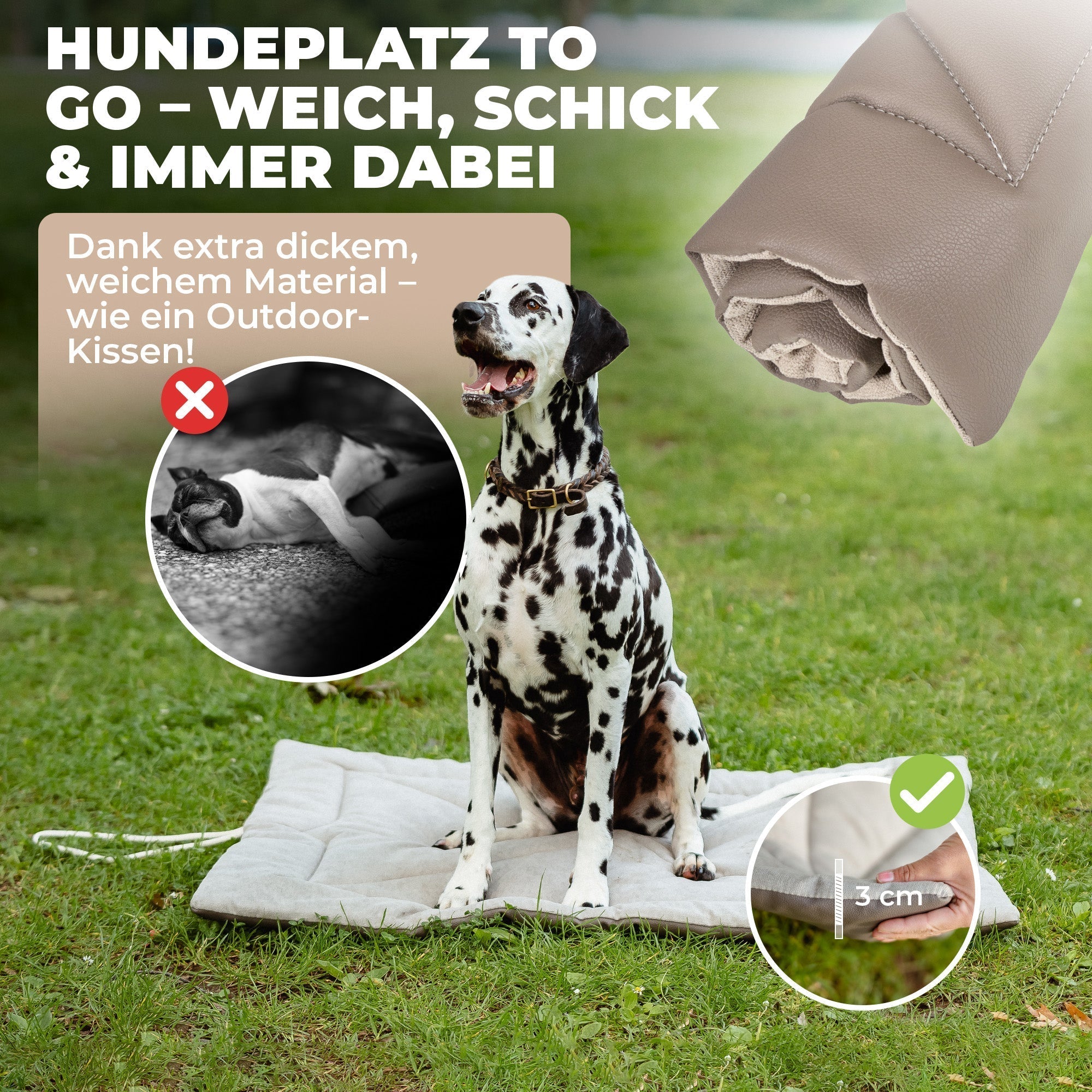Lous Hunde Picknickdecke