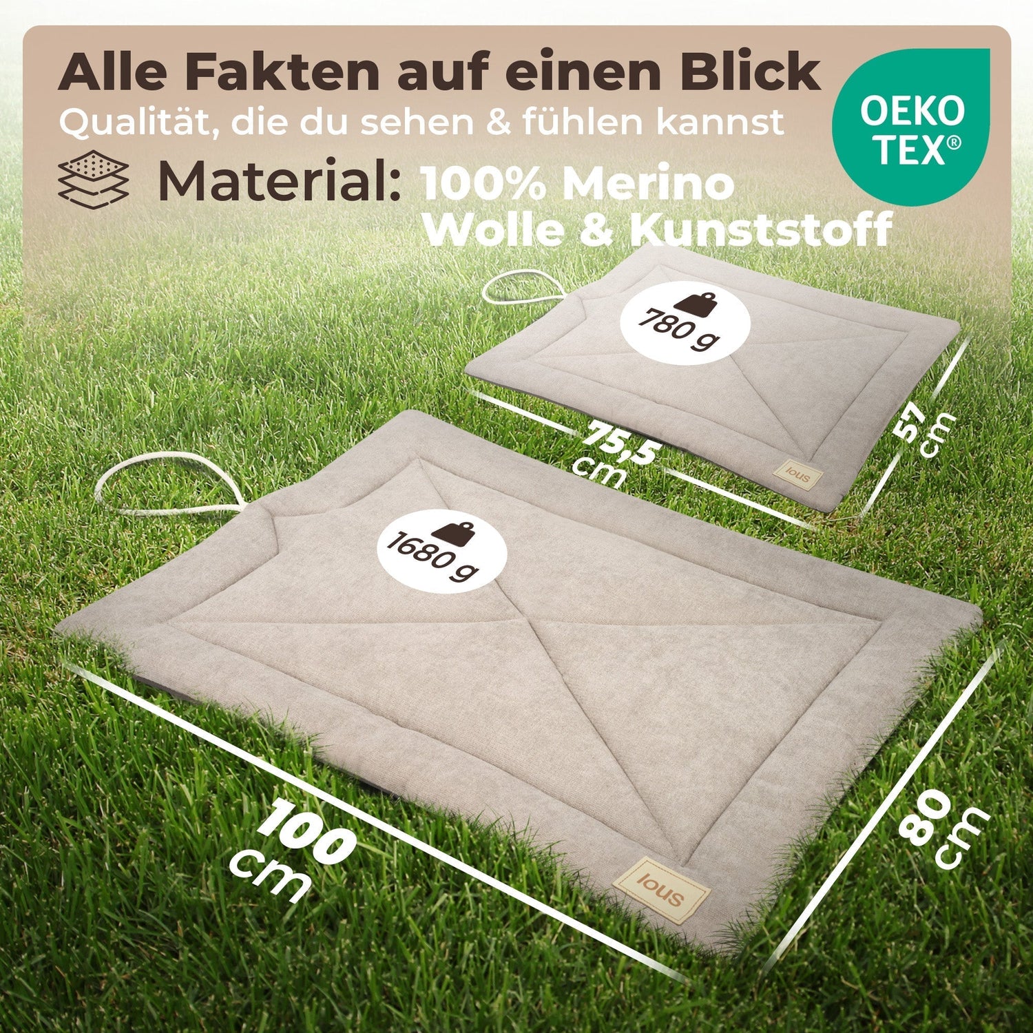 Lous Hunde Picknickdecke