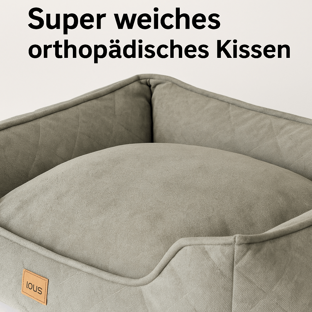 Lous Orthopädisches Hundebett – Premium Hundekissen