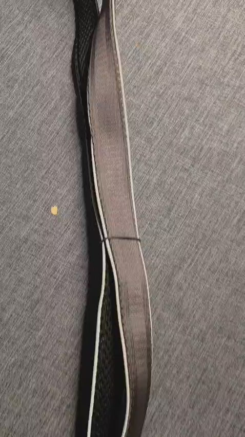 StyleSnout® Führleine Silver-Black – gepolstert, reflektierend &amp; mehrfach verstellbar