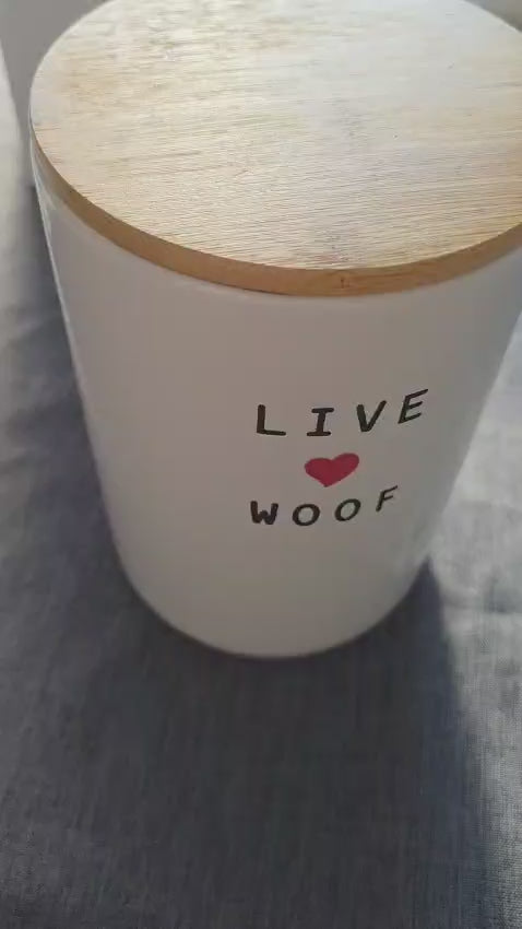 Snackbox aus Keramik – Elegante Leckerli-Dose für Hunde