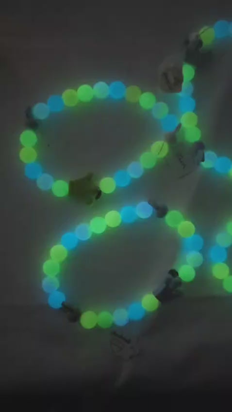 Leuchtkette „Prince“ für Hunde – handgefertigt &amp; ohne Strom