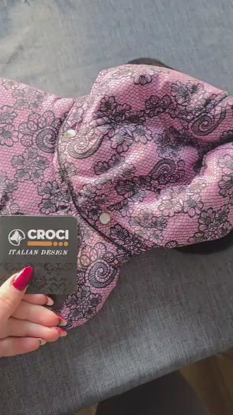 Elegante Premium-Hundejacke – Warm gefüttert mit Samtkragen - Rosa