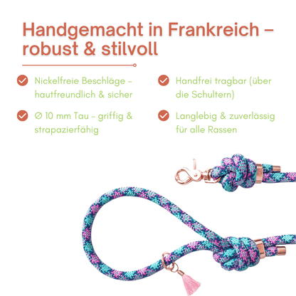 Schulterleine für Hunde (Freehands) „Chamallow“ - Pfotenlieblinge