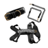 Set Hundehalsband, Leine und Geschirr - Schwarz/Weiß - Pfotenlieblinge