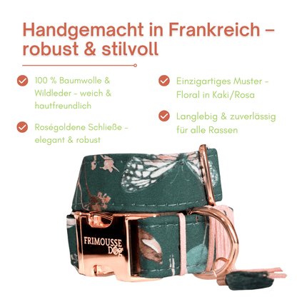Verstellbares Hundehalsband handgemacht in Frankreich - Pfotenlieblinge