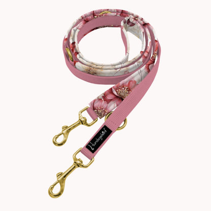 Hundeleine Soft Wild-Bloom gepolstert und handgefertigt