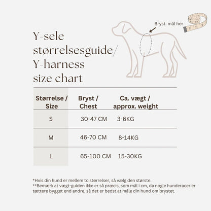 Ziggy Latte – leichtes Y - Geschirr für sensible Hunde - Pfotenlieblinge